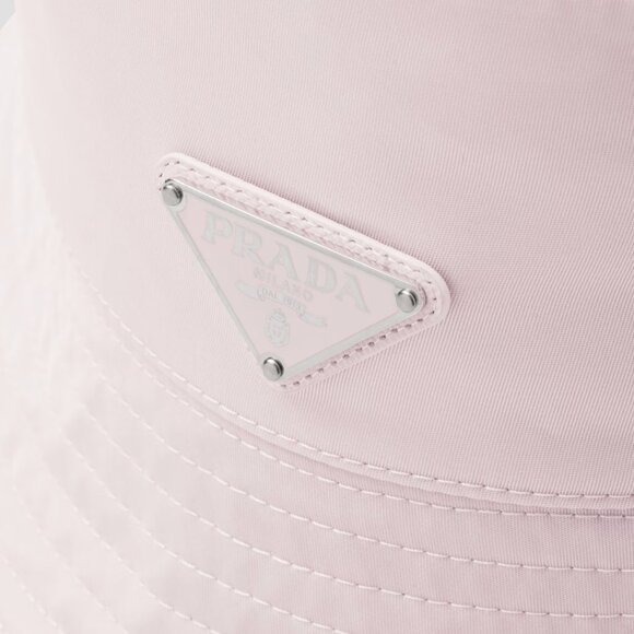 Prada Pink Nylon Logo Hat - Picture 4 of 6
